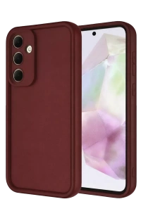 Samsung Galaxy A56 Kılıf Viera Silikon - Bordo