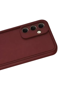 Samsung Galaxy A56 Kılıf Viera Silikon - Bordo
