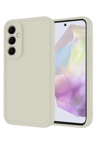 Samsung Galaxy A56 Kılıf Viera Silikon - Krem