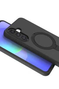 Samsung Galaxy A56 Regal Magsafe Standlı Kapak - Siyah