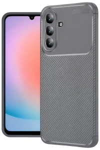 Samsung Galaxy A57 5G Auto Focus Karbon Kapak - Gri
