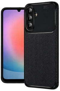 Samsung Galaxy A57 5G Auto Focus Karbon Kapak - Siyah