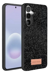 Samsung Galaxy A57 5G Bright Simli Kapak - Siyah