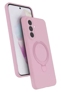 Samsung Galaxy A57 5G Regal Magsafe Standlı Kapak - Açık Pembe