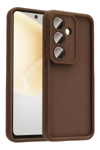 Samsung Galaxy A57 5G Viera Silikon - Kahverengi