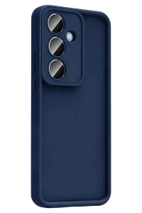 Samsung Galaxy A57 5G Viera Silikon - Lacivert