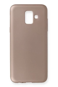 Samsung Galaxy A6 2018 Kılıf First Silikon - Rose Gold