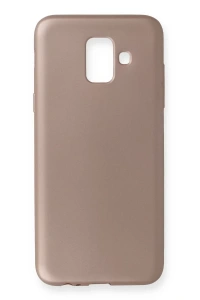 Samsung Galaxy A6 2018 Kılıf First Silikon - Rose Gold