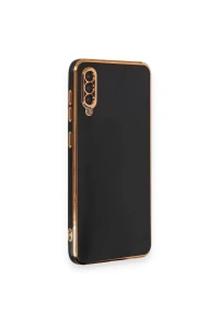 Samsung Galaxy A70 Kılıf Volet Silikon - Siyah
