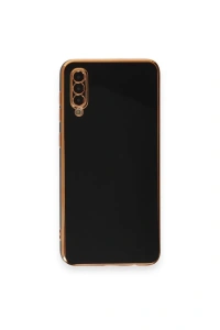 Samsung Galaxy A70 Kılıf Volet Silikon - Siyah