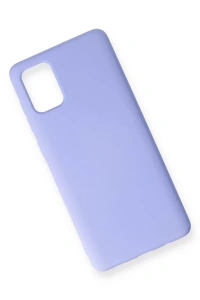 Samsung Galaxy A71 Kılıf Nano içi Kadife Silikon - Lila