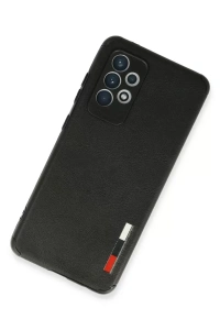 Samsung Galaxy A72 Kılıf Loop Deri Silikon - Siyah