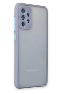 Samsung Galaxy A72 Kılıf Montreal Silikon Kapak - Gri