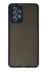 Samsung Galaxy A72 Kılıf Montreal Silikon Kapak - Lacivert