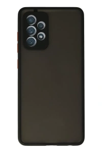 Samsung Galaxy A72 Kılıf Montreal Silikon Kapak - Siyah