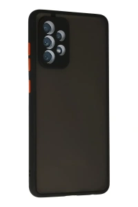 Samsung Galaxy A72 Kılıf Montreal Silikon Kapak - Siyah