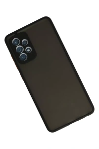 Samsung Galaxy A72 Kılıf Montreal Silikon Kapak - Siyah