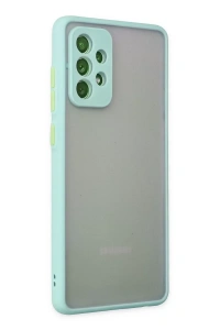 Samsung Galaxy A72 Kılıf Montreal Silikon Kapak - Turkuaz