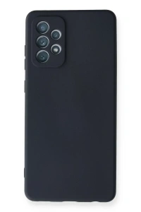 Samsung Galaxy A72 Kılıf Nano içi Kadife Silikon - Lacivert