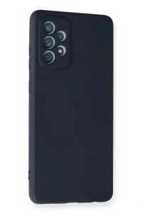 Samsung Galaxy A72 Kılıf Nano içi Kadife Silikon - Lacivert