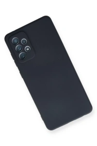 Samsung Galaxy A72 Kılıf Nano içi Kadife Silikon - Lacivert