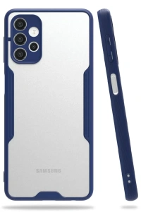 Samsung Galaxy A72 Kılıf Platin Silikon - Lacivert