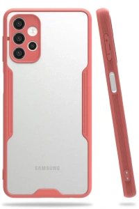 Samsung Galaxy A72 Kılıf Platin Silikon - Pembe