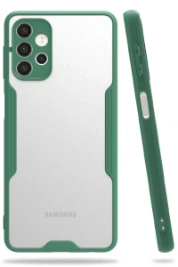 Samsung Galaxy A72 Kılıf Platin Silikon - Yeşil
