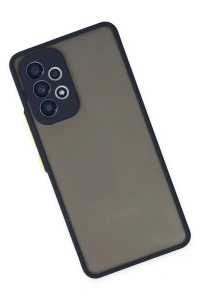 Samsung Galaxy A73 5G Kılıf Montreal Silikon Kapak - Lacivert