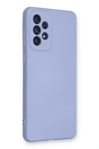 Samsung Galaxy A73 5G Kılıf Nano içi Kadife Silikon - Lila
