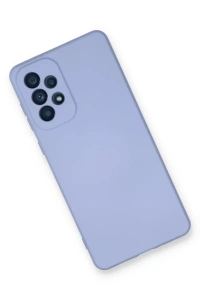 Samsung Galaxy A73 5G Kılıf Nano içi Kadife Silikon - Lila