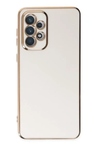 Samsung Galaxy A73 5G Kılıf Volet Silikon - Beyaz