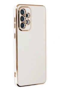 Samsung Galaxy A73 5G Kılıf Volet Silikon - Beyaz