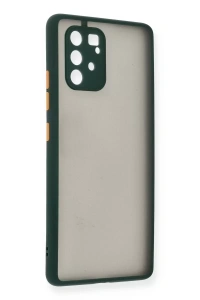 Samsung Galaxy A91 / S10 Lite Kılıf Montreal Silikon Kapak - Yeşil