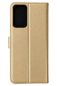 Samsung Galaxy A91 / S10 Lite Trend S Plus Kapaklı Kılıf - Gold