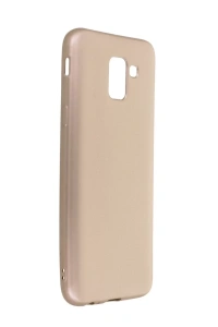 Samsung Galaxy J6 Kılıf First Silikon - Gold