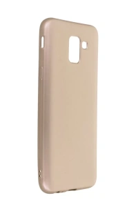 Samsung Galaxy J6 Kılıf First Silikon - Gold