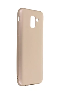 Samsung Galaxy J6 Kılıf First Silikon - Gold
