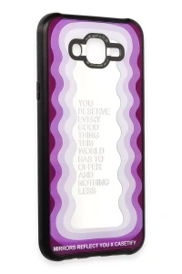 Samsung Galaxy J7 Kılıf Mirror Desenli Kapak - Mirror - 5