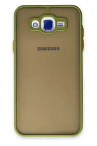 Samsung Galaxy J7 Kılıf Montreal Silikon Kapak - Açık Yeşil
