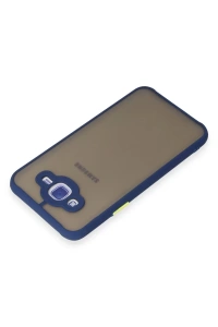 Samsung Galaxy J7 Kılıf Montreal Silikon Kapak - Lacivert