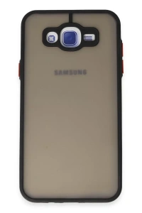 Samsung Galaxy J7 Kılıf Montreal Silikon Kapak - Siyah