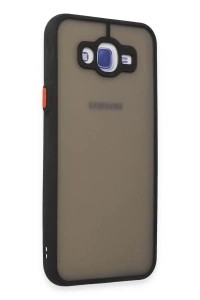 Samsung Galaxy J7 Kılıf Montreal Silikon Kapak - Siyah