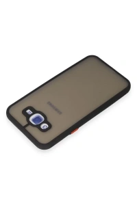 Samsung Galaxy J7 Kılıf Montreal Silikon Kapak - Siyah