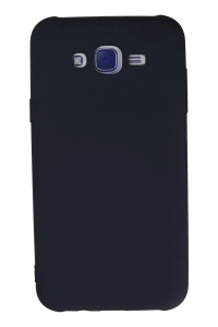 Samsung Galaxy J7 Kılıf Nano içi Kadife Silikon - Lacivert