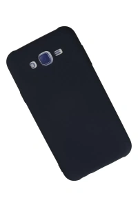 Samsung Galaxy J7 Kılıf Nano içi Kadife Silikon - Lacivert