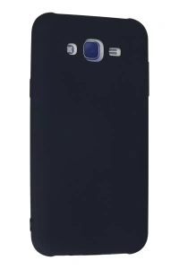 Samsung Galaxy J7 Kılıf Nano içi Kadife Silikon - Lacivert
