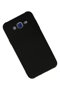 Samsung Galaxy J7 Kılıf Nano içi Kadife Silikon - Siyah