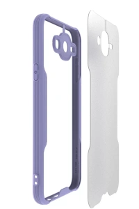 Samsung Galaxy J7 Kılıf Platin Silikon - Pembe