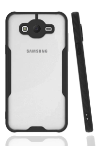 Samsung Galaxy J7 Kılıf Platin Silikon - Siyah
